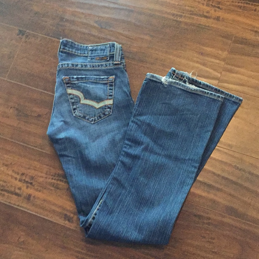 Big Star Women's Boot Cut Jeans - Medium Blue Denim